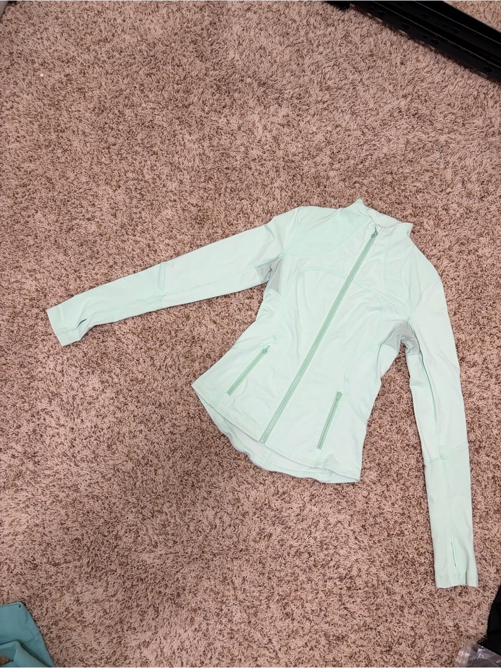 Lululemon Forme Jacket Fresh Teal Sz 4